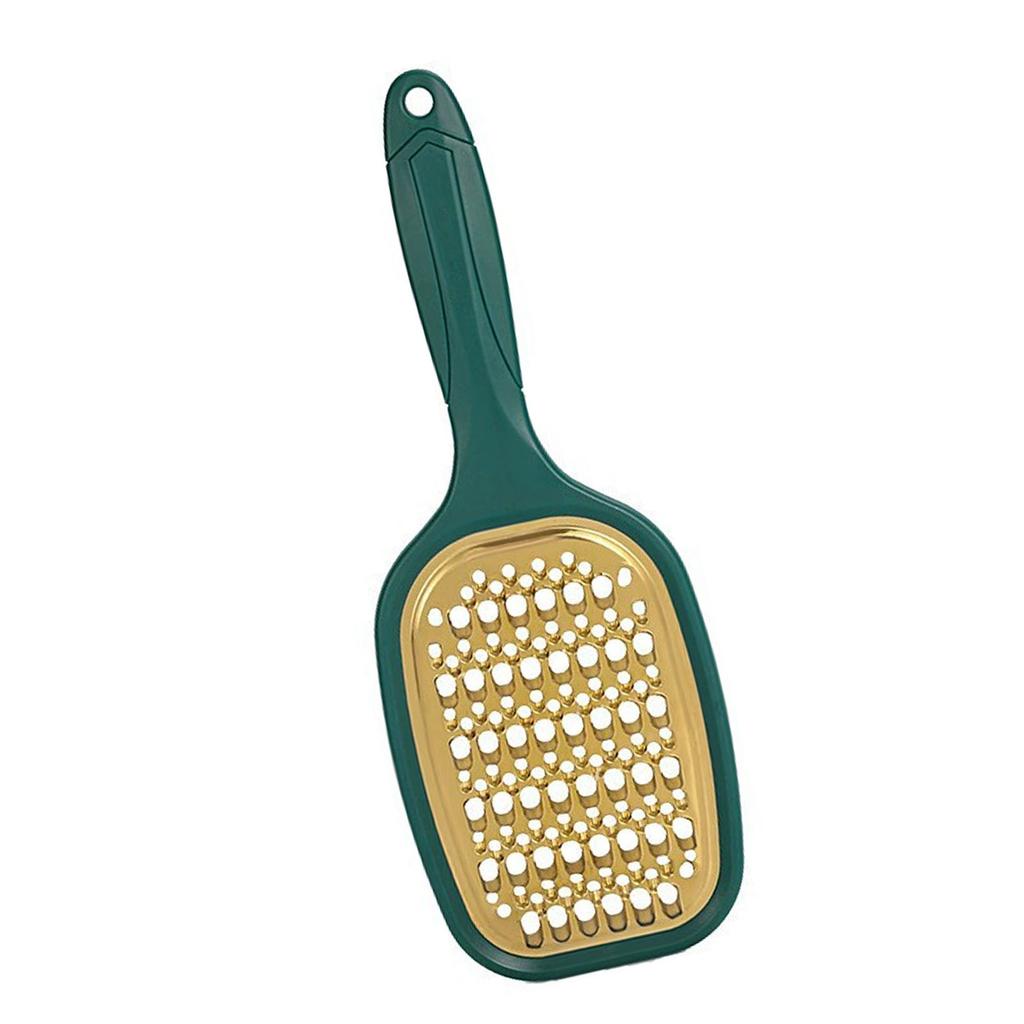 Ralador de Alimentos Multiuso de Aço Inoxidável para Batata Cenoura Cozinha Doméstica Verde