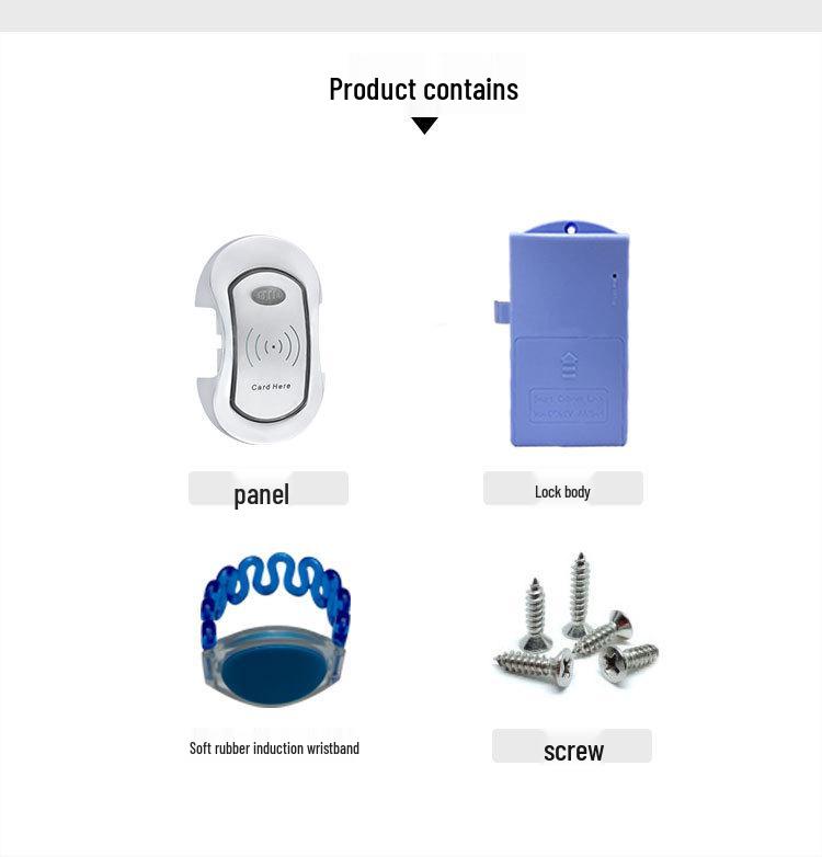 Electronic Sauna & Gym Lock: Induction Drawer & Bathroom Locker Lock