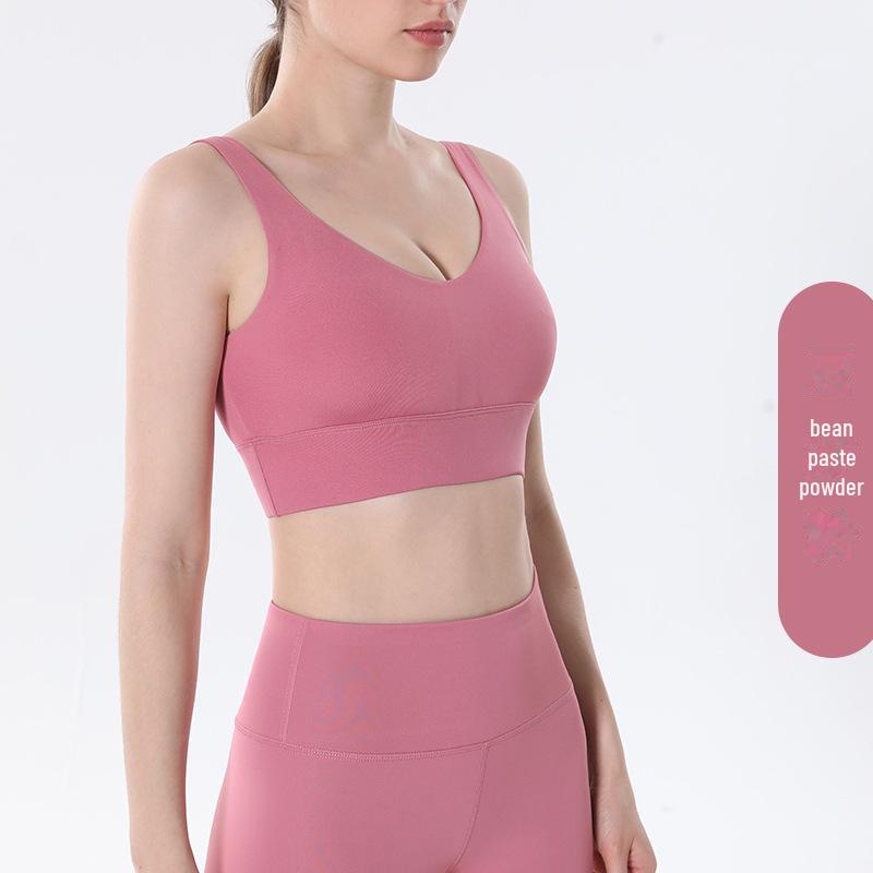 Tuta estiva da yoga da donna Lulu - Elegante design sulla schiena per fitness e jogging con pantaloni da yoga invisibili