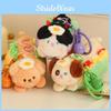 Dog Plush Hot Keychain Bag Pendant Backpack Food Animal Decoration Bakery Toy