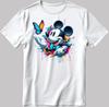Mickey Mouse White TShirt The Artist