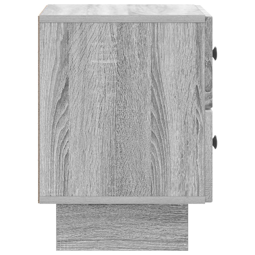Nightstand Grey Sonoma 43 x 34.5 x 47.5 cm Engineered Wood
