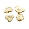 Heart-shaped Cartoon Door Handles Brass Cabinets Drawers Knobs Bear Furniture Handles  Hardware