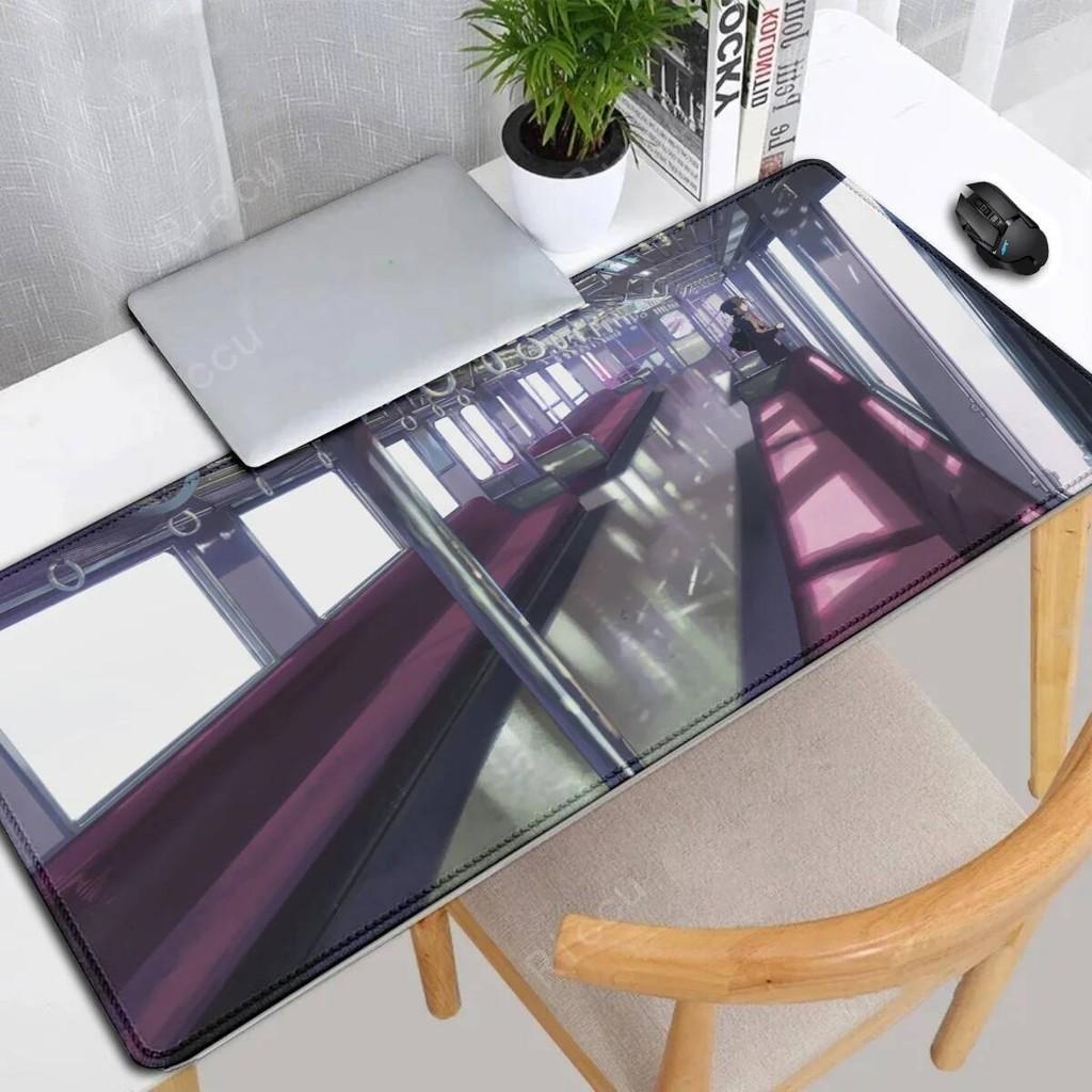 Anime  CCentimeters Per Second Mouse Pad Large Rubber Tablepad PC Game Mousepad Laptop Desk Pad XXL Nonslip teclado Mouse Mat