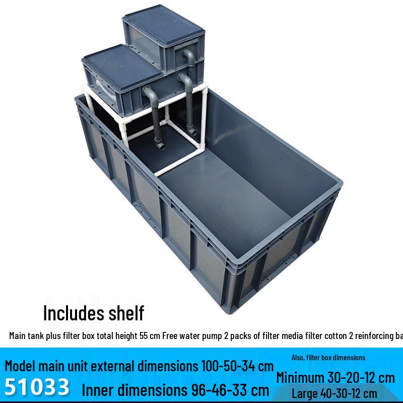 Enhanced Circulation System Filter for Large Fish/Turtle Tanks