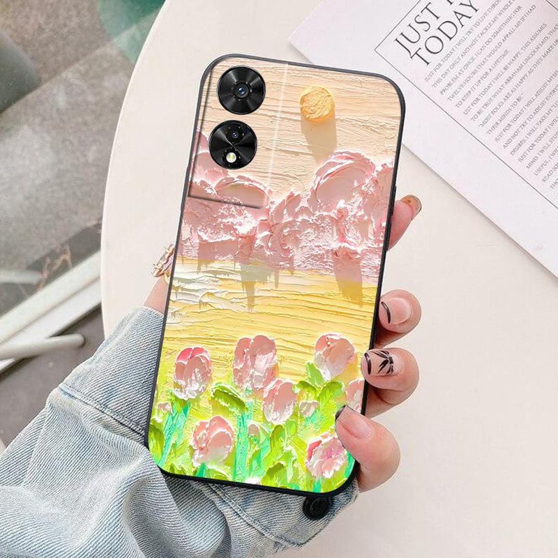For TCL 50 SE Phone Case astronaut Silicone Camera Protection Back Cover For TCL 50 5G 505 501 503 502 Funda Coque Colorful
