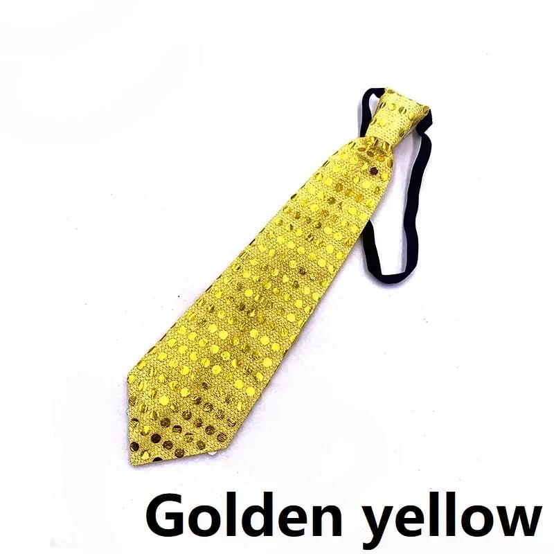LED luminous tie, glitter sequined luminous tie, concert atmosphere props