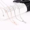 For Women Simple Geometry Long Strip Clavicle Chain Jewelry Necklaces Pendants Fashion Accessories