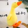 Goose White Cuddly Plush Toy Cute Sleeping Stuffed Doll Kids Decoration Gift
