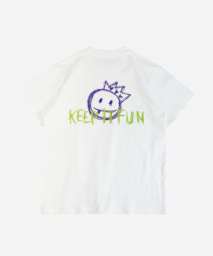 Laipeutaimkollegtibeu Keep It Fun Graphic T-Shirt White