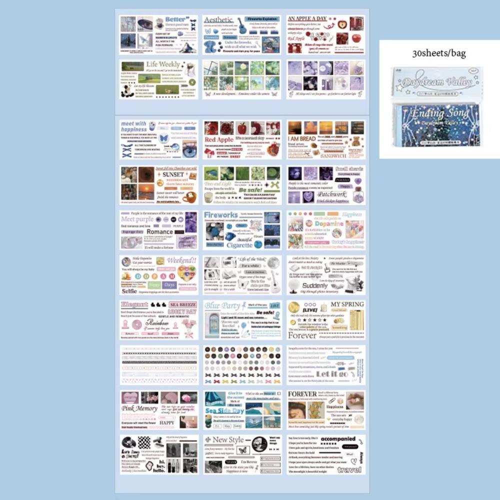 

Daydream Valley Memo Pads Material Stickers Laptop Photocard Sticker Book Photo Frame Album Decor 01