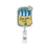 360° Swivel Retractable ID Card Holder Glitter Acrylic Badge Reel Nurse Badge Reel  Hospitals