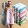 1 Pcs Big-Size Diamond Pattern Coral Fleece Bath Towel - Soft, Fast-Drying & Shower Use