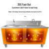 Aokewen Commercial Electric Dual-Pot Maocai & Soup Cooker