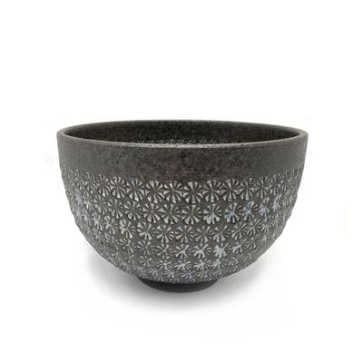 Kiyomizu Ware Matcha Schale Chawan Nanban Minamizume Durchmesser 11,5 cm 400 ml Hergestellt in Japan