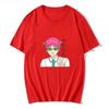 Anime The Disastrous Life of Saiki K Printed Short Sleeve TShirt Saiki Kusuo Harajuku Hip Hop Casual Tee Fashion Vintage