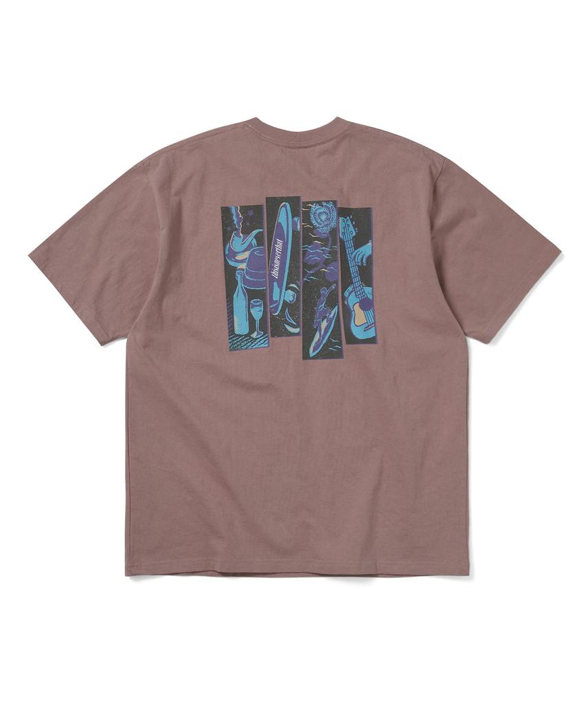 THISISNEVERTHAT 4 Panels Tee Dusty Pink