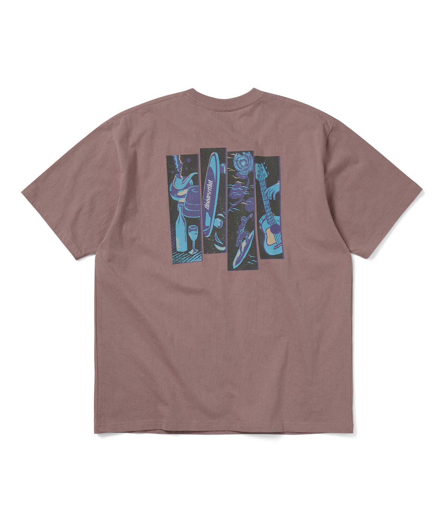 This Is Never That 4 Panels Tee Dusty Pink S