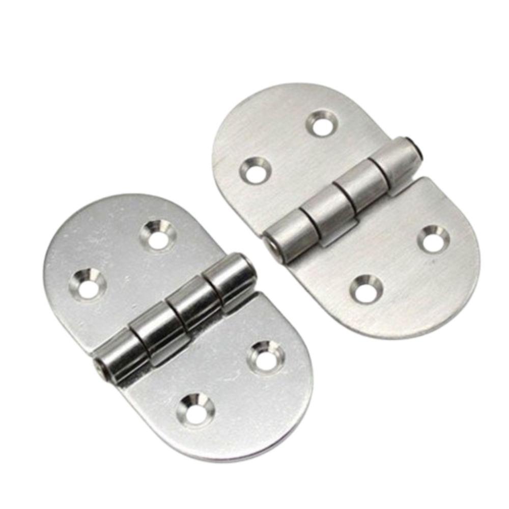 2Pcs Corrosion Resistance Boat Hinge Stainless Steel Folding Hinge  For Boat/Yacht/RV