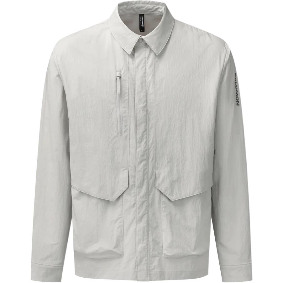 Salomon Loose Fit Zip Long Sleeve Shirt Unisex Shirts D00388 M