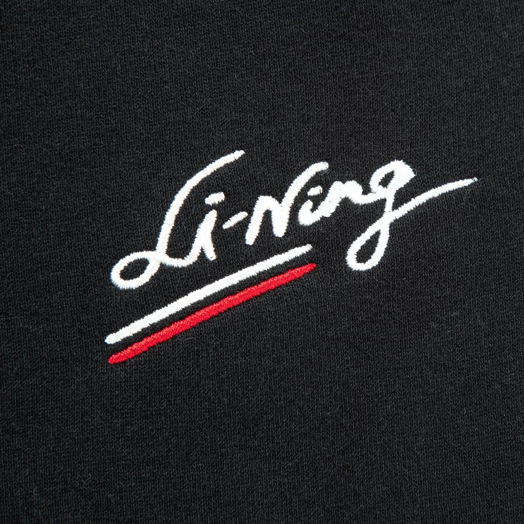 Li Ning Sports Lifestyle Series Letter Embroidery Brand Logo Tapered Knit Joggers Women Joggers AKLV836-2