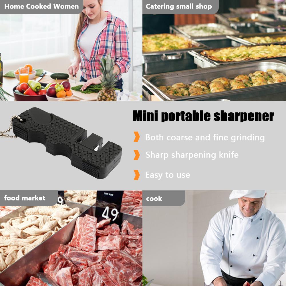 D5 Mini Portable Outdoors Knife Sharpener Scissor Sharpen Gears Fish Hook Knife Whetstone Camping EDC Tools Kitchen Accessories
