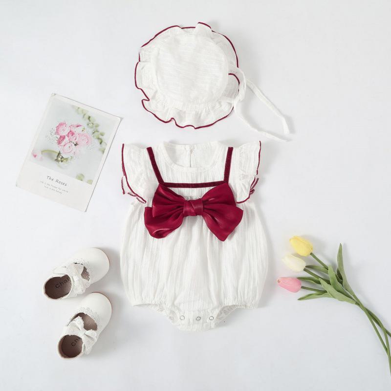 Super Cute Summer One-Piece Lace Bloomer Dress for Infants and Toddlers - Princess 100-Day-Old Edition