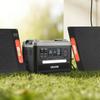 Portable Power Station, 2400W Portable Solar Generator with 2PCS * 200W Foldable Solar Panels, 2160Wh Expandable LiFePO4 Battery Backup with 10 Output