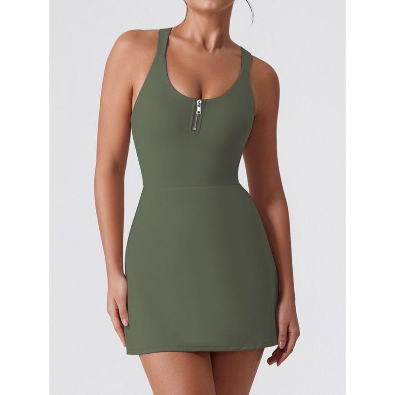Fashion Nude Feel Lining Fashion Tape Basic Sports Dress Outdoor Golf Vest Yoga Tennis Skirt Pocket