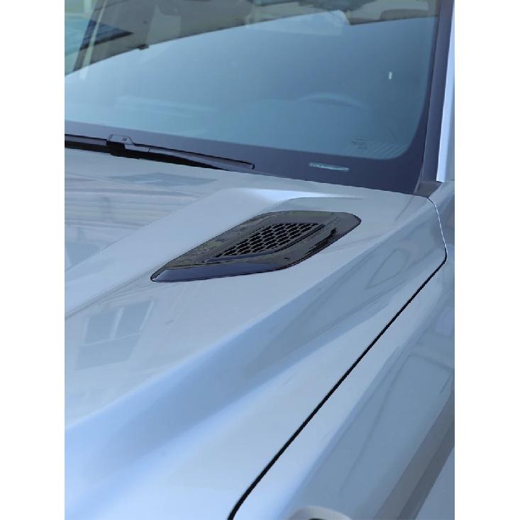 Car Hood Air Vent Cover Trim For Toyota Tacoma 2024-2026 ABS Black Exterior Car Accessories