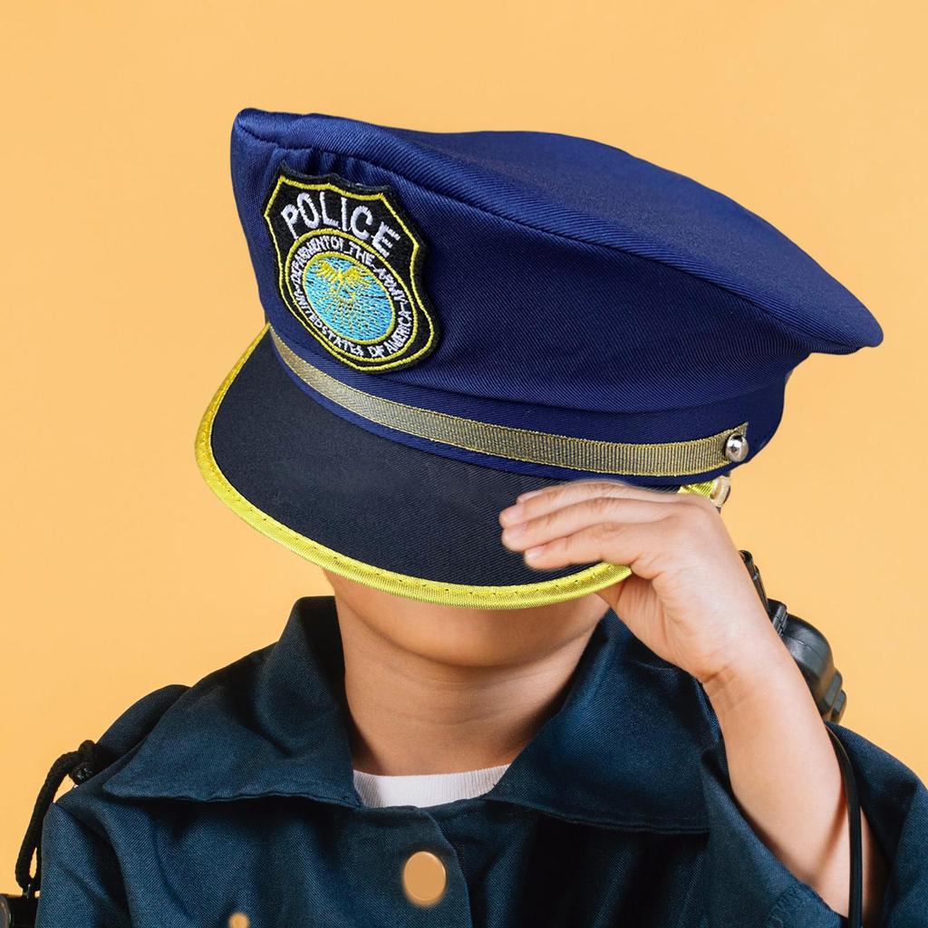 Children Police Hat Cosplay Photo Prop Headdress Photographic Party Props Hat