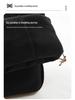 Women's 2024 Winter High-Waisted Black Fleece Flared Jeans for Pear-Shaped Figures