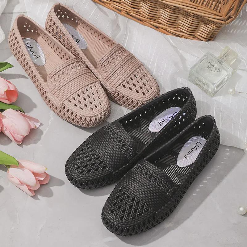 Women's Breathable Closed-Toe Sandals - Soft Bottom Casual Nursing Shoes for All Seasons