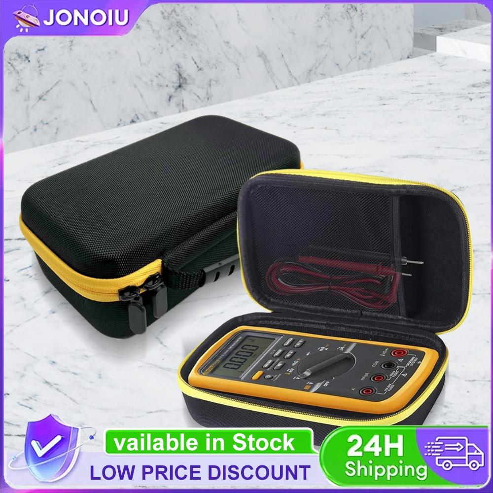 Hard Carrying Case Portable Storage Bag with Mesh Pocket Zipper Handbag for Fluke 101/115/116/117/113/114 Multimeter