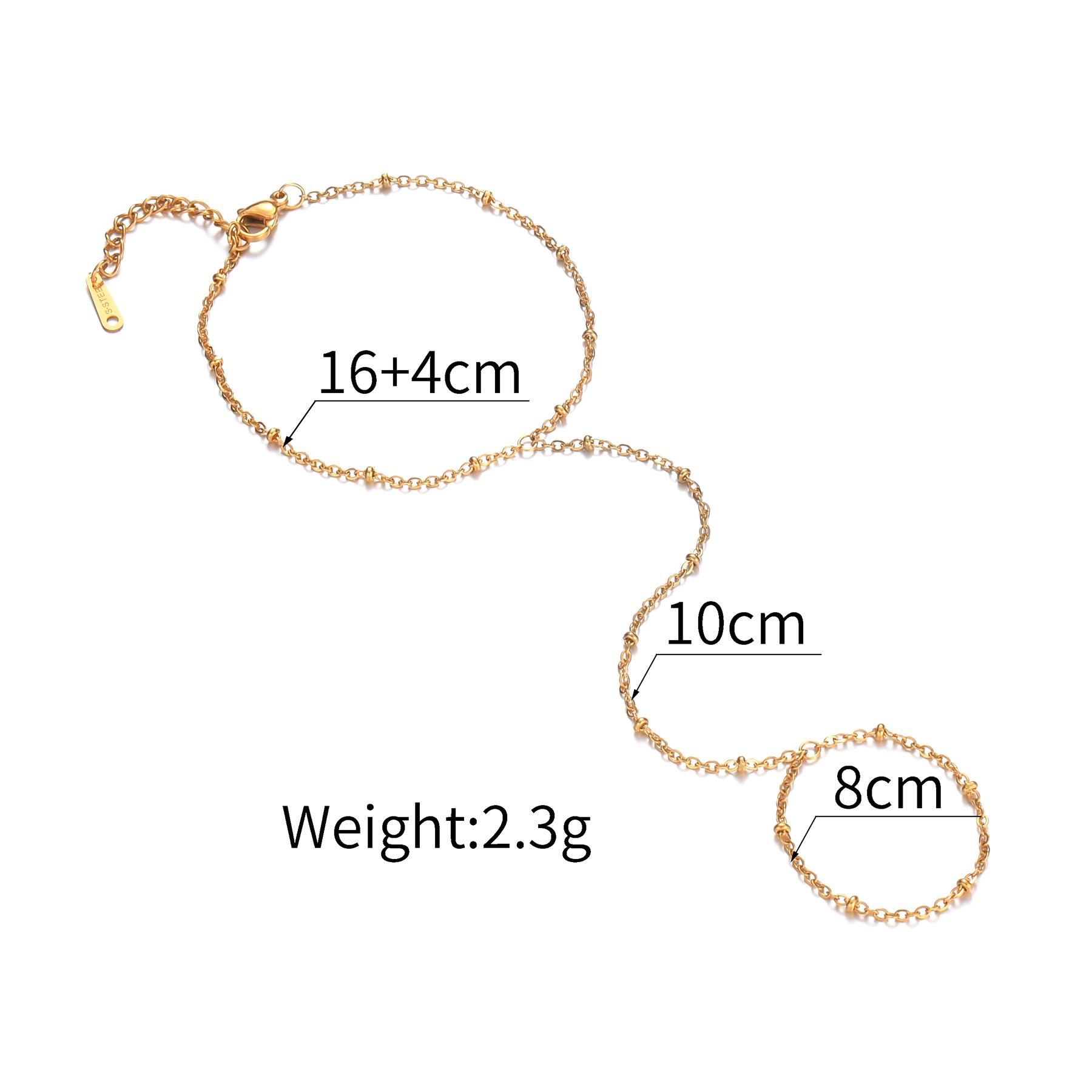 

Atoztide Gold Color Simple Zircon Ring Bracelets for Women Stainless Steel Tend Shiny Bracelet Birthday Jewelry Gift Accessories