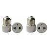 E26/E27 Bulb Base Screw Adapter EU/US Prong Outlet Plug Converter Polarized Light Bulb Socket Adapter Fit for 2/3 Prong Convert