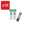 Oil-based Marker Set Zebra Mackee Care Extra Fine, Refillable, Black, 2 Markers + 2 Cartridges