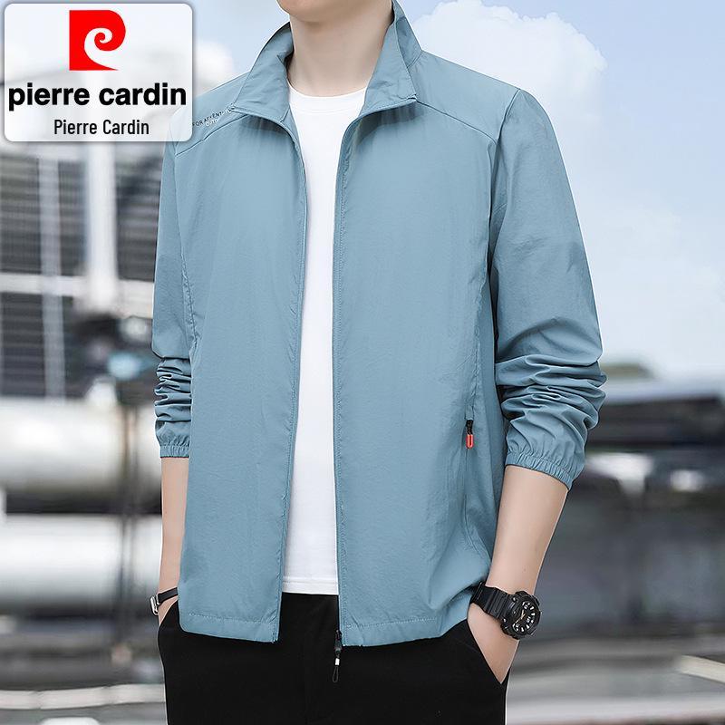 

Мужская быстросохнущая дышащая куртка Pierre Cardin со стойкой M светло-синий