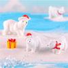 Decoration Garden Decor Micro Landscape Ornament DIY Accessories Polar Bear Figurines Christmas