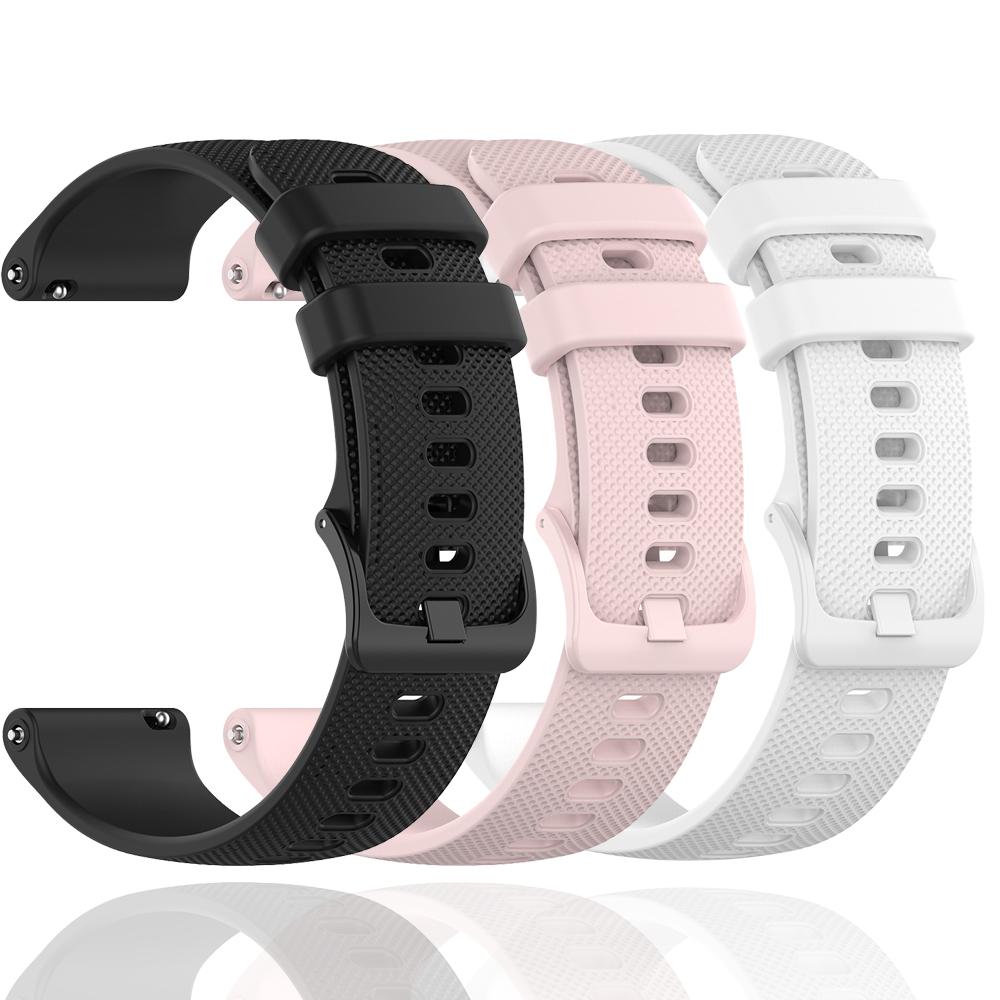 18 20 22mm Smartwatch-Armband für Garmin Venu SQ 2S 2 Plus/Vivoactive 4S 3 4 Silikonband Uhrenarmband Forerunner 245 645 Armband