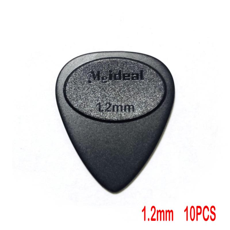 10Pcs Guitar Picks Wear Resistant Plectrums 0.46/0.95/1.2mm Thickness Electric Guitar Accessories