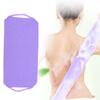 Exfoliating Rubbing Washcloth Elastic Shower Body Scrub Cleaning Massage Bath Towel StrapPurple