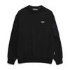 NATIONALGEOGRAPHIC N251Usw900 Nrn Sleeve Pocket Semi-Oversized Sweatshirt Carbon Black