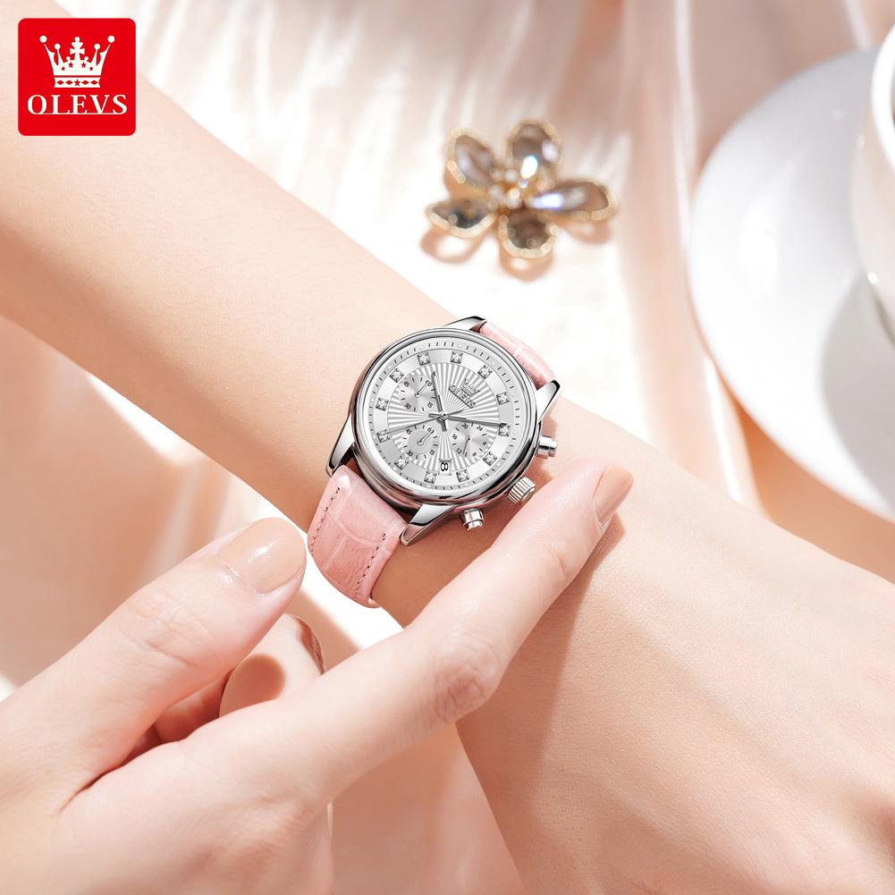 OLEVS Brand Quartz Women's Watch Waterproof Women's Multi Functional Watch 3669