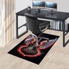 "Angel Wings Electric Guitar - Flame Design"Office Mat Home Decor Office Desk Chair Carpet for office ph83