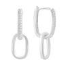 Silver Earrings with Cubic Zirkonia (2198765)