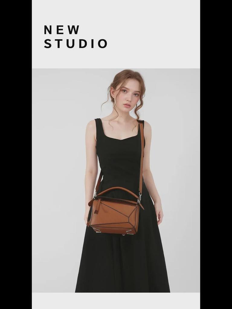 2024 Podzim/Zima Geometrická Prošívaná Crossbody Kabelka - Dámská Trendy Velká Polštářová Kabelka přes Rameno