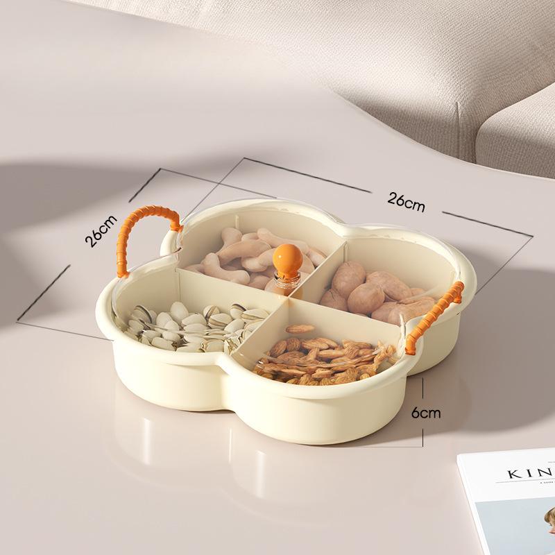 

Q Фруктова тарілка Побутова Вітальня Кавовий столик Пластикова цукерниця Зберігання закусок Арахіс Насіння дині та Горіхи Розділені Фруктова тарілка для сухофруктів