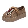 Retro Tassel Beaded Women's Autumn New Suede Comfortable Soft Muffin Sole Casual Shoes