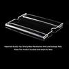 10PCS/Set New Acrylic Price Tag Holder Transparent Self Adhesive Label Sign Shelf Label Display Stand Office Use